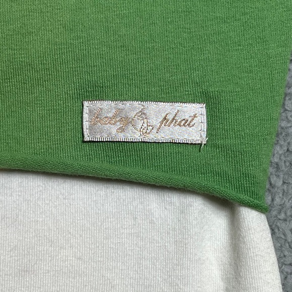 Baby Phat Green White Layered Long Sleeve Crop Top T-Shirt Women's Size S NWT - Picture 4 of 12